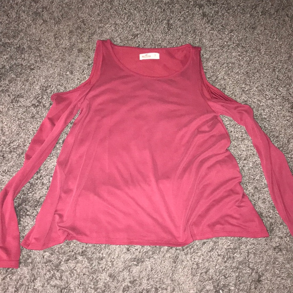 Opened Shoulder Long Sleeve Hollister Shirt